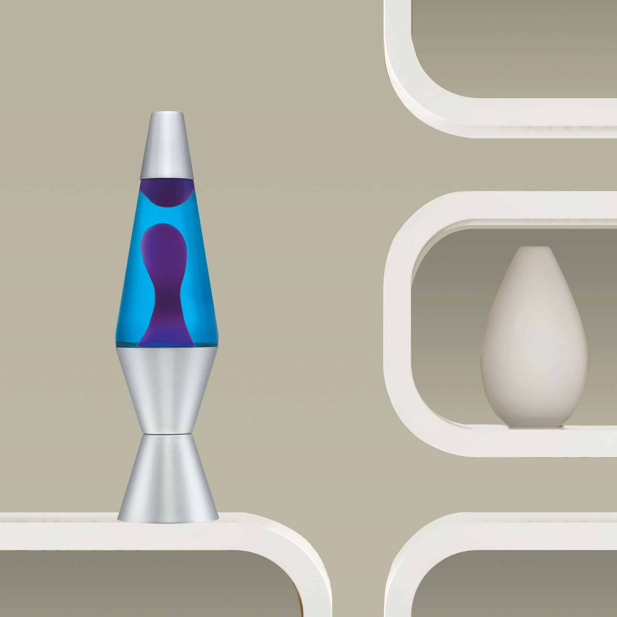 14.5" Lava Lamp – Purple/Blue/Silver - Image 4